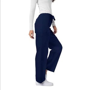 Unisex navy scrubs, L, (2 pair of identical pants, never worn)